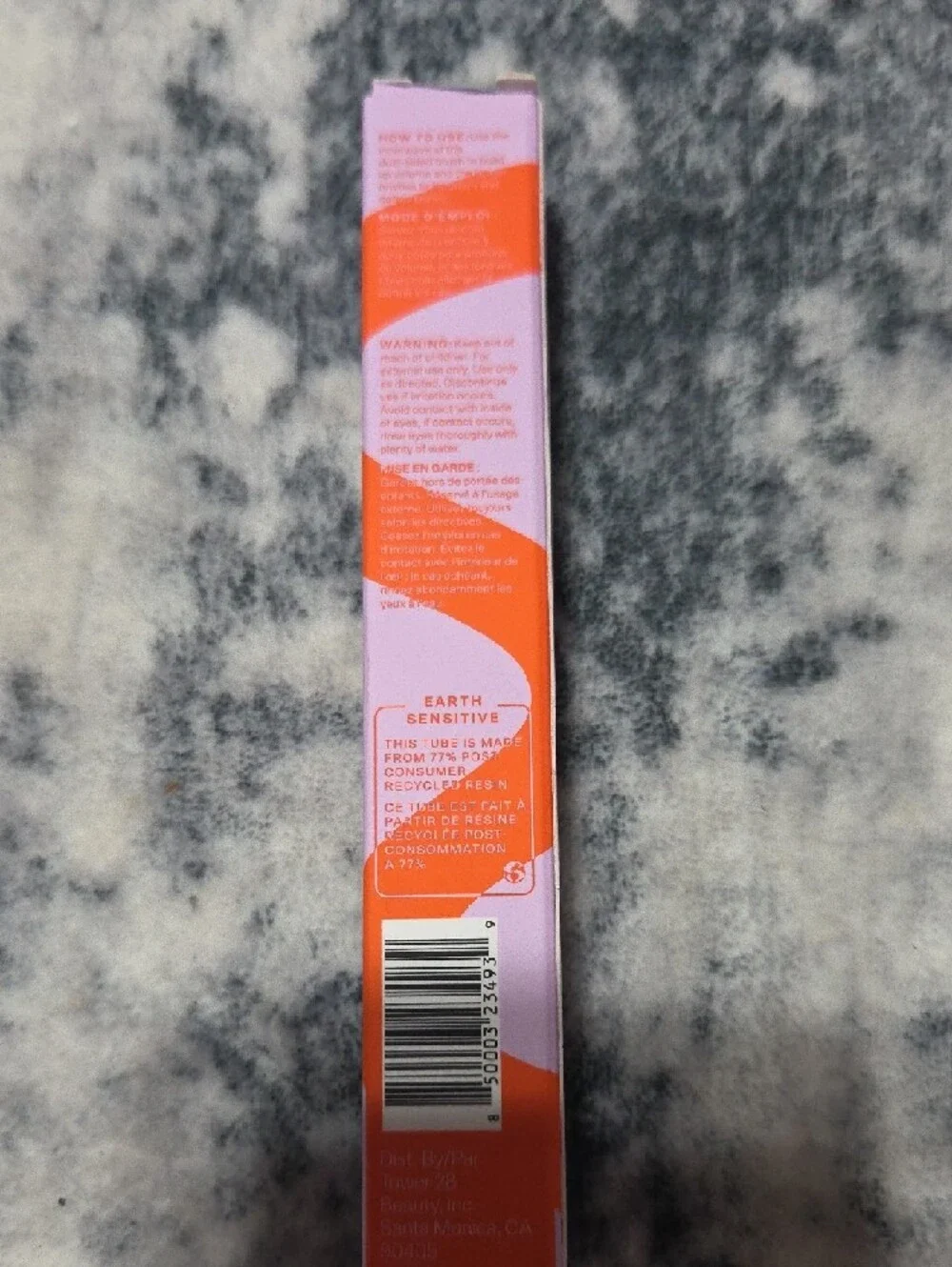 Tower 28 Mascara Box in Pink with Orange Logo